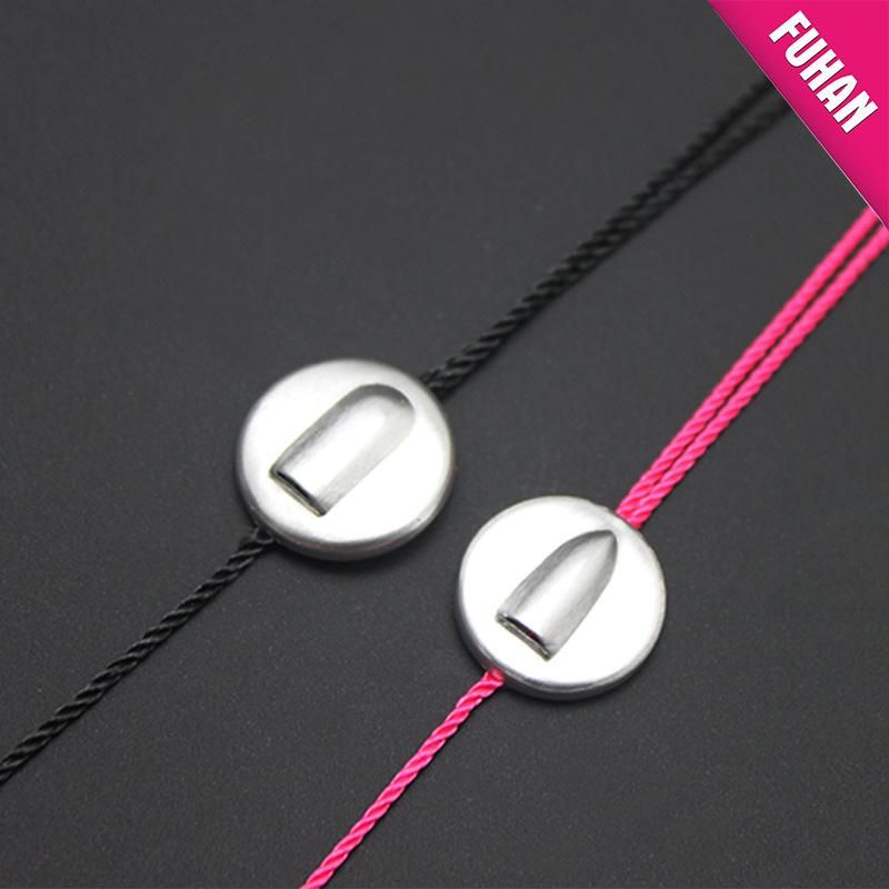 Fashion Garment Logo Hang Tag String Lock Metal Seal Tag