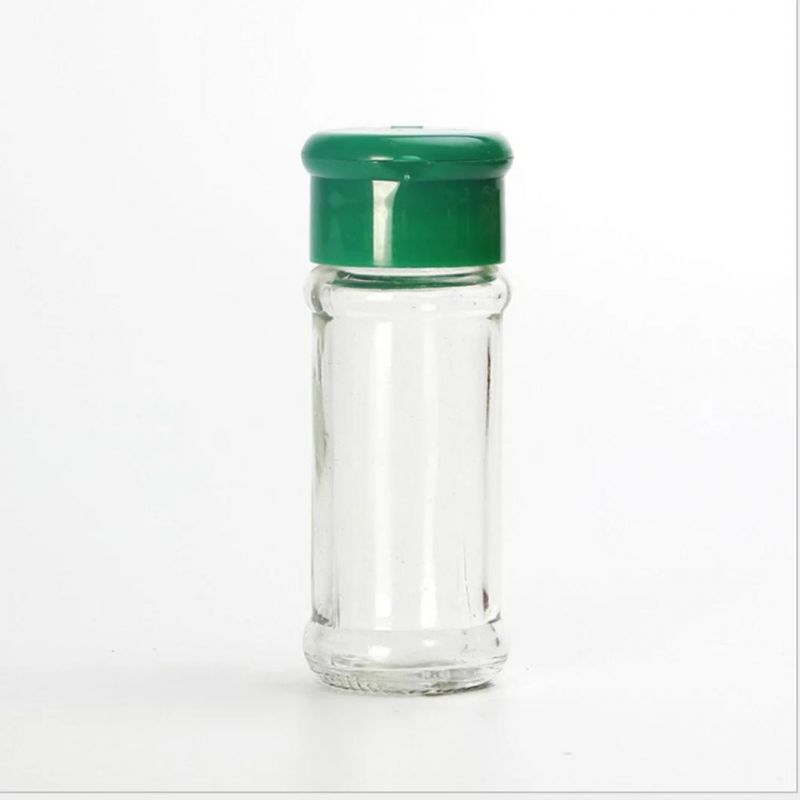Adjustable Glass Spice Jars, Premium Seasoning Shaker Rub Container Tins