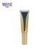 Abl Plastic Makeup Tubes Golden Skincare Cream Empty Nozzle Tube Packaging