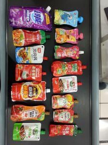 Doypack Standing Washing Powder Packaging Bag Liquid Laundry Detergent Spout Pouch