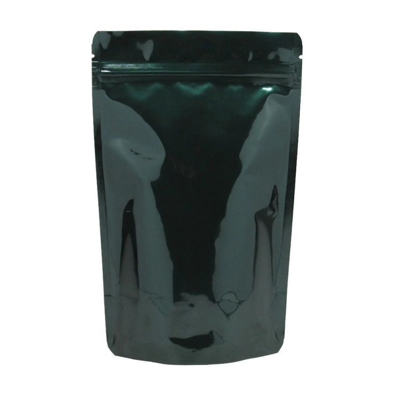 Black /Clear Mylar Stand up Pouches with Zipper