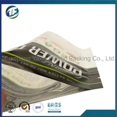 Custom Digital Printing Clear Window Cookies Sweet Snack Edible Plastic Zip Lock Smell Proof Packaging Mylar Stand up Bags