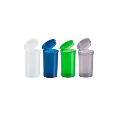 Child Resistant Pop Top Vials Plastic Pre-Roll Tubes