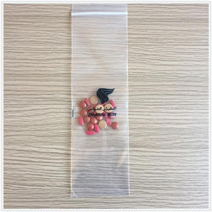 Biodegradable Custom Printing Zip Lock Bag Clear Zipper Bag with D2w