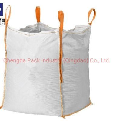 1000kg Cross Corner Reusable Customizable Bulk Jumbo PP Woven Ton FIBC Container Big Bag Prices for Packing Stone Bitumen