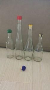 Customizable Cleaning Glass Bottles with Cork