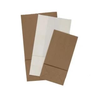 Wholesale OEM Custom Printed Food Bakery Packaging Brown Colored Kraft Bread Sandwich Paper Bag