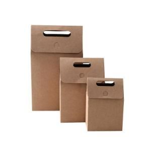 Kraft Paper Tea Baking Biscuit Handle Packaging Box