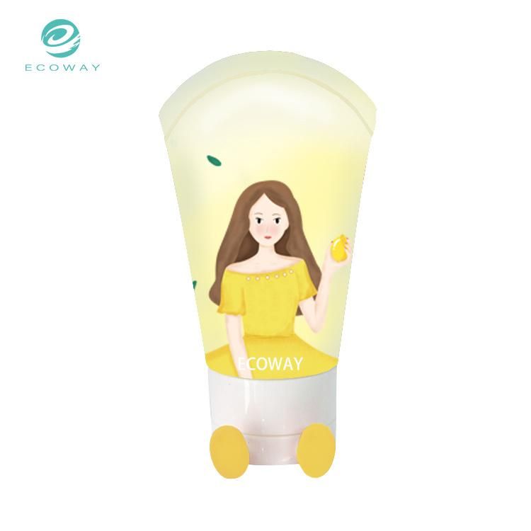 40ml PE Care Series Small Flip Cap with Silicone Cosmetic Hand Cream Tube