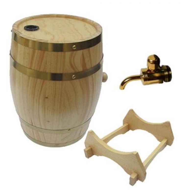 Hot Sale 3 Litre Wooden Barrel Oak Wine Barrel