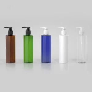 Pet Transparent Bottles with Lotion Pump for Plastic Cosmetic Container with Flip Cap