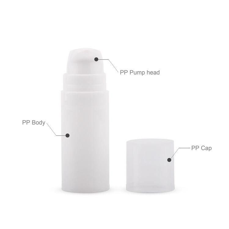 15ml 30ml 50ml PP Plastic Airless Lotion Bottle Pump Bottle for Skin Care