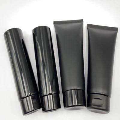 Clean Empty Matte Black Mini Squeeze Tube Stick Foundation