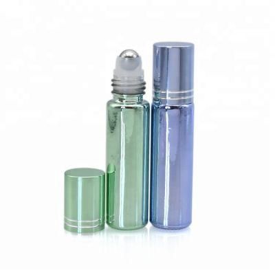 Food Packaging Colored Roll on Cosmetic Bottle with Steel Roller