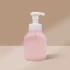 300ml Hot Sale PE Plastic Pink Cosmetic Body Lotion Bottles Shampoo Bottle