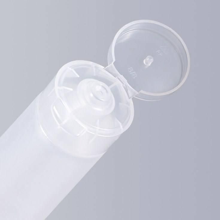 100ml PE Plastic Matte Pink Cream Soft Tube Facial Cleanser Tube