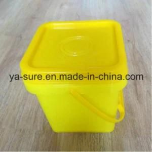 5L Food Grade Square Plastic Box with Handle