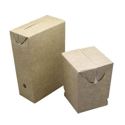 Custom Biodegradable Chicken and Snacks Food Packaging Multilayered Kraft Back Cardboard Box
