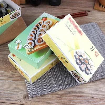 Customized Food Grade Sushi Burrito Paper Box Packaging