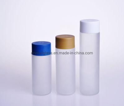 300ml Still Artesian Water Unique Design Frosted Glass Bottle with Lid Factory