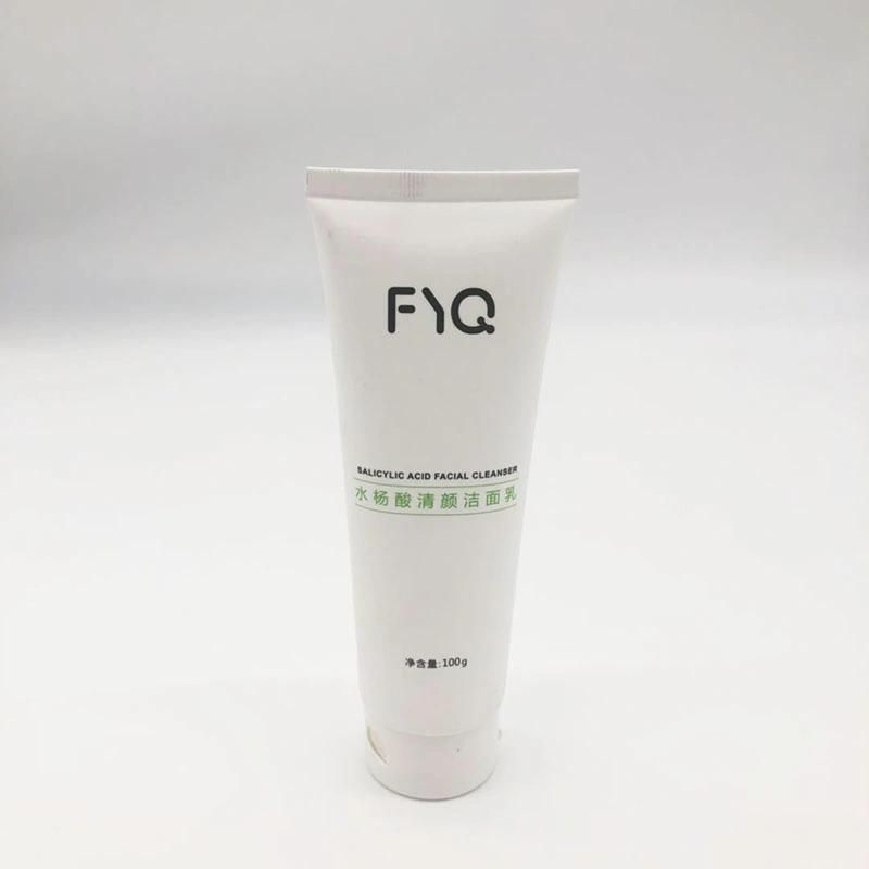 Plastic Cosmetic Tube with Flip Cover for Face Wash Tube
