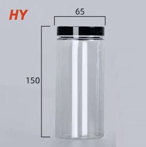 1000ml Transparent Food Grade Pet Plastic Jar with Screw Top Lid