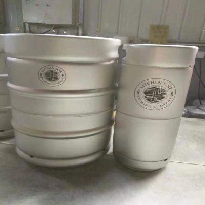 Hot Selling Factory Supply Low Price Barrel Beer Keg 304 Stainless Steel Us 15.5 Gallon 1/4 Slim 30L 1/6 Bbl 20L Kegs