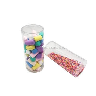 Food Grade Clear Gift Box Packaging Plastic Cylinder