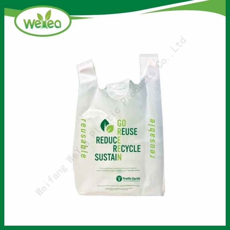 Plastic Printing T-Shirt Shopping Bags