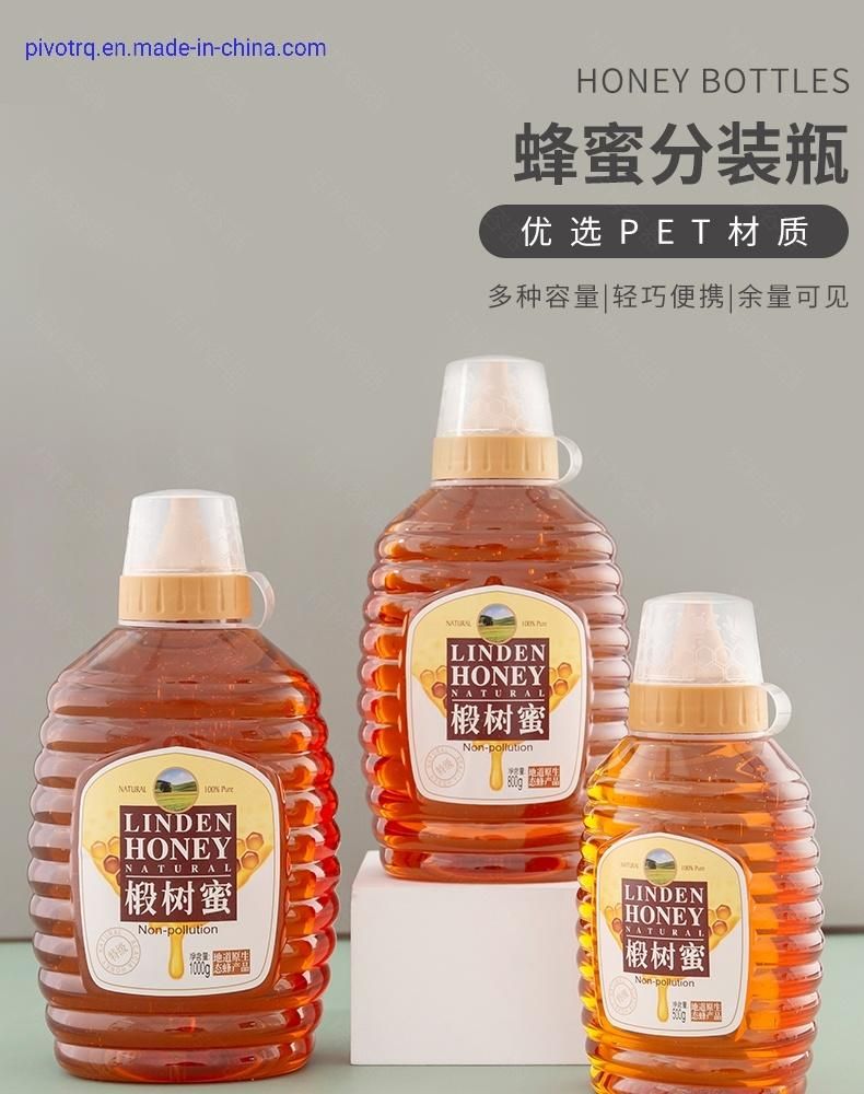 800g 500g 1000g Plasticbottle Honey Syrup Squeeze Shape