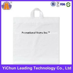 Customized Printed Plastic Soft Loop Handle Shopping Promotion Packaging Bag