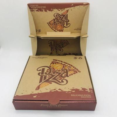 Wholesale Brown Paper Pizza Box with Handle