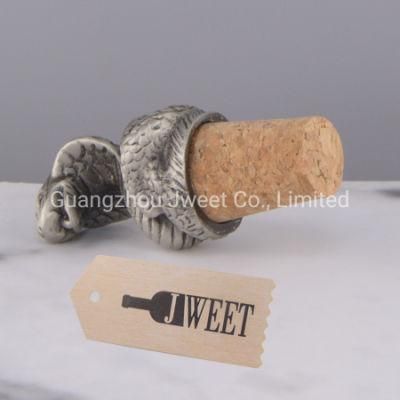 Custom Snake Shape Metal Bottle Stopper for Spirits