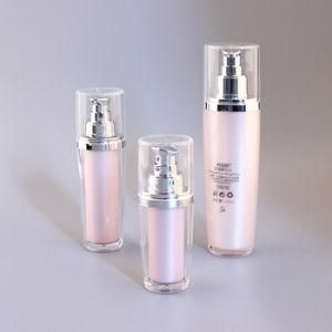50ml, 100ml Refiied Oval Shape Cosmetics Serums Airless Bottle for Plastic Make up Wear Package