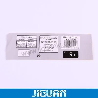 OEM Design Custom Plastic Any Shapes Hangtag Label