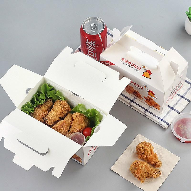 Fast Food Delivery Paper Boxes French Fries Fried Chicken Nuggets Crisps Packaging Box