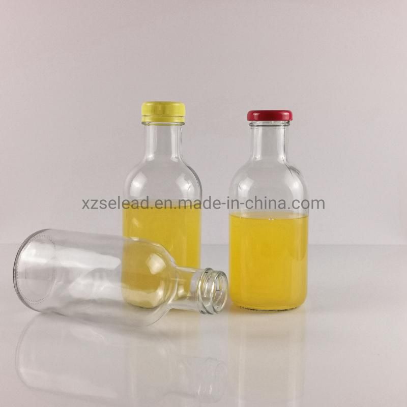 500ml New Design Glass Beverage Juice Bottle with Plastic/Metal Lid