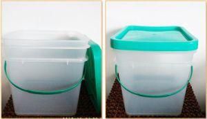 HDPE/PP Food Safe Clear Plastic Storage Bucket 2L 5L 8L 10L 15L 20L