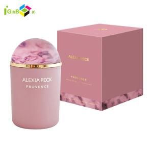 Tuck Top Hot Stamping DIY Custom Packaging Gift Perfume Candle Box Custom Bai Wo