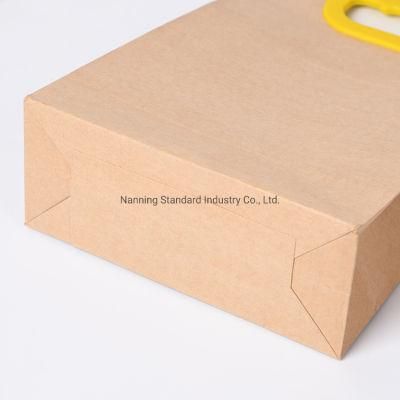 Custom Logo Printed Food Grade 3kg 5kg Corn Flour Packaging Kraft Paper Bag