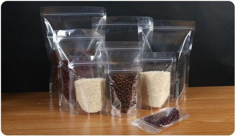High Clear Stand up Pouches with Zipper
