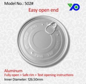 Aluminum Easy Open End Eoe for Dry Food Cans