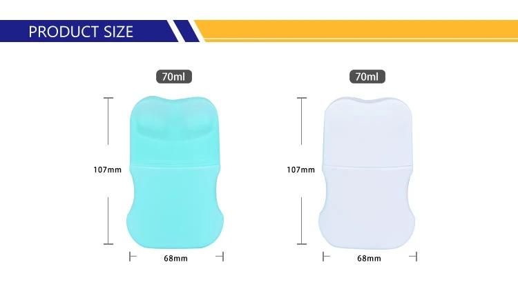 Body Slimming Oil Packaging Neck Cream Bottle with Massage Roller
