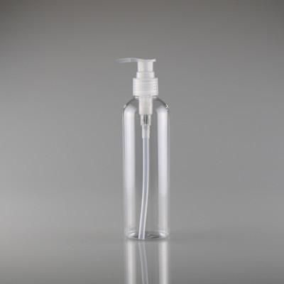 Ys-Pb 60 250ml Round Shoulder Pet Plastic Bottle Spiral Pump Lotion Pressure Bottle Makeup Bottle Hydrosol Toner Water Bottle