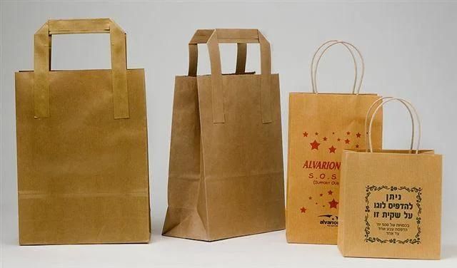 100% Biodegradable Paper Bag Art Paper/Cardboard with Custom Logo Printed