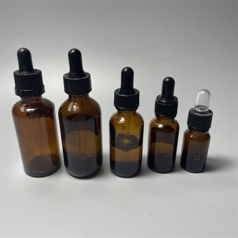 Customized Empty Serum Oil Bottle Glass Essential Oil Dropper Bottle