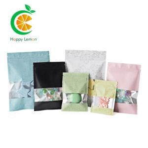 Custom Print Plastic Food Flexible Stand up Zip Lock Resealable Bags Packaging Bags