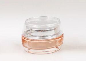 30g Pink Color Glass Jar for Cosmetic Cream
