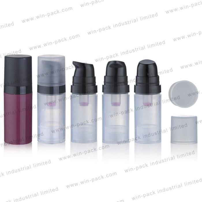Hot Sell Mini Skin Care Airless Bottle Cosmetic Lotion Packing in 10ml 15ml