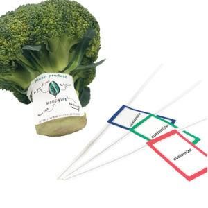 Printed Plastic Twist Ties for Fresh Vegetable Used in Supermarket
